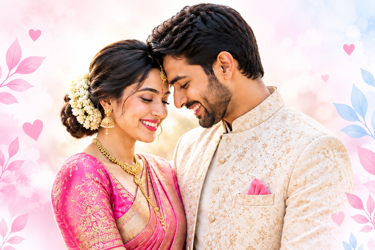 Happy Tamil couple